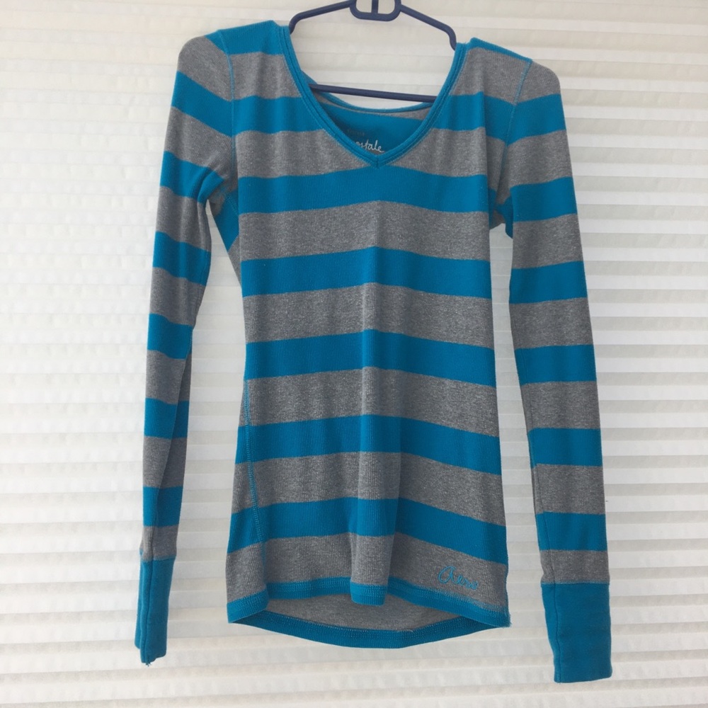 Blue striped Aeropostale Long sleeve t-shirt